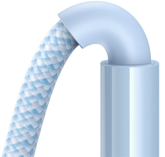 Data- en Oplaadkabel USB-A - USB-C Baseus Display 2, 100W, 2m, Blauw P10382701311-01