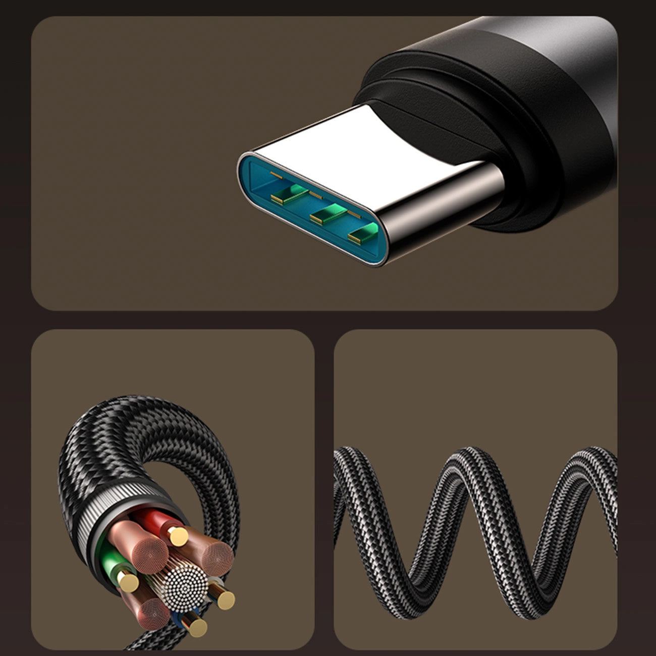 USB-C - Lightning Data- en Oplaadkabel Joyroom S-A56 EnjoyX Angled, 30W, 1.2m, Zwart