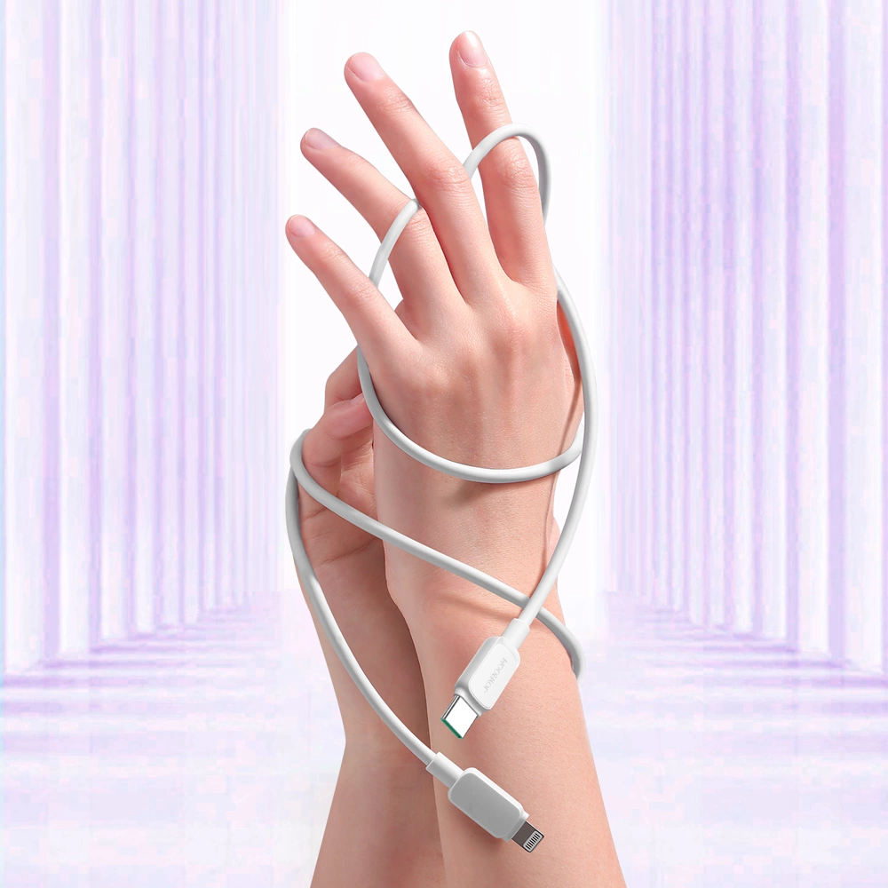 USB-C - Lightning Data en Oplaadkabel Joyroom S-A14, 30W, 1.2m, Wit