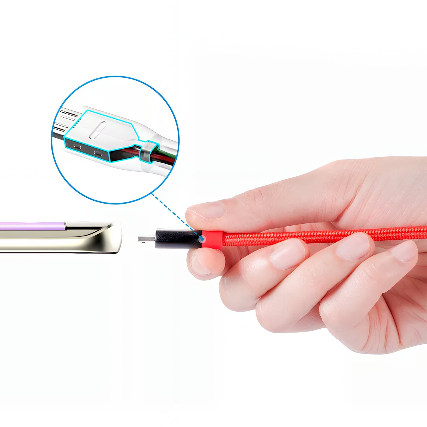 Data- en Oplaadkabel USB-A - microUSB Anker PowerLine+, 18W, 0.91m, Rood A8142G91