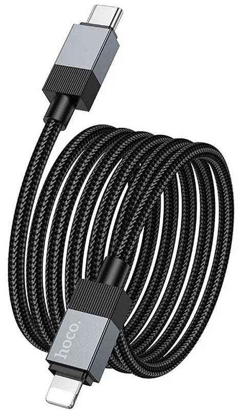 Data- en Oplaadkabel USB-C - Lightning HOCO X110, 27W, 1m, Zwart