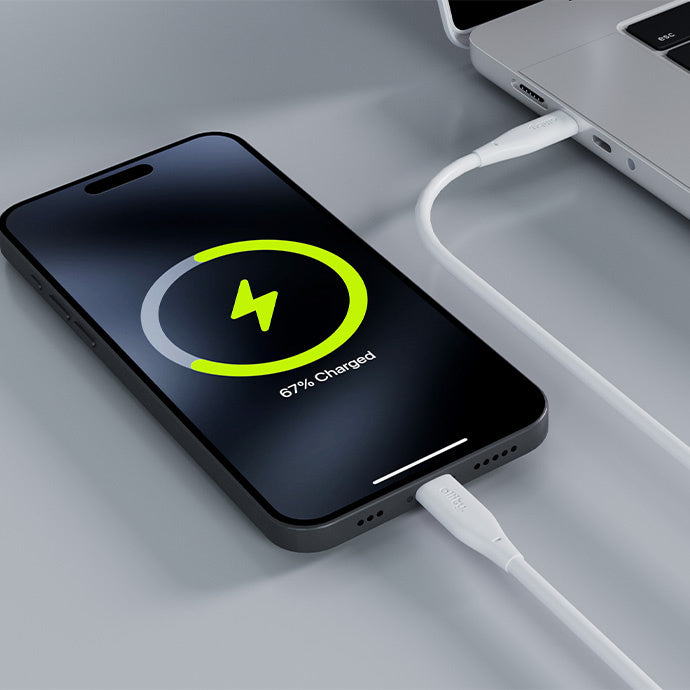 USB-C Data- en Oplaadkabel - USB-C Allity. AUC-02, 100W, 2m, Wit