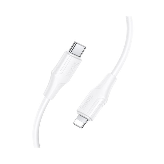 USB-C to Lightning Data and Charging Cable HOCO X124, 27W, 1m, White