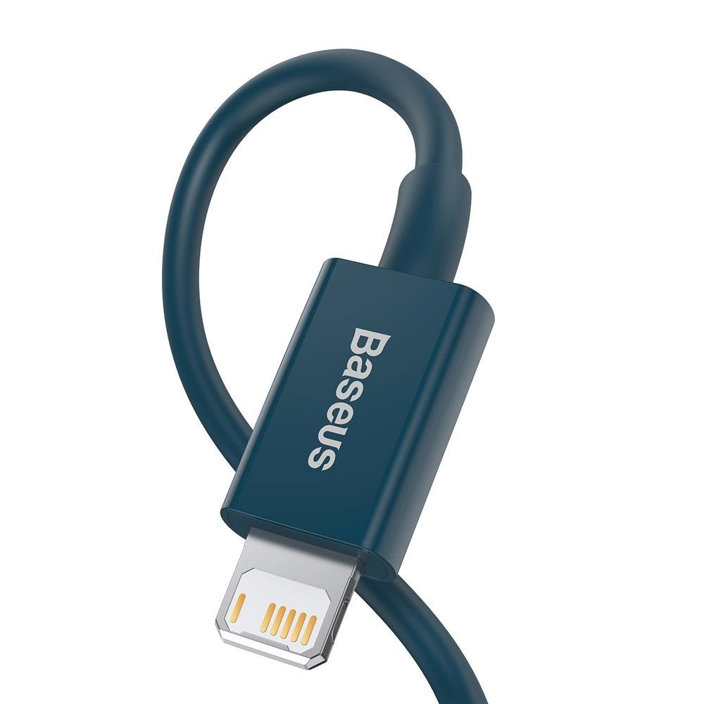 Gegevens- en oplaadkabel USB-A - Lightning Baseus Superior Series, 20W, 1m, Blauw CALYS-A03