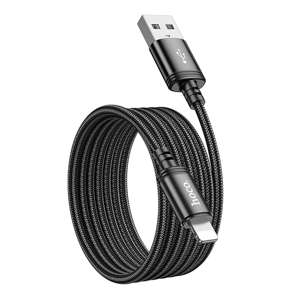 Data- en Oplaadkabel USB-A - Lightning HOCO X89, 18W, 2m, Zwart