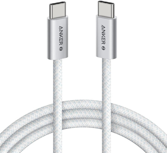 USB-C Data- en Oplaadkabel - USB-C Anker Zolo, 240W, 1m, Wit A8060H21