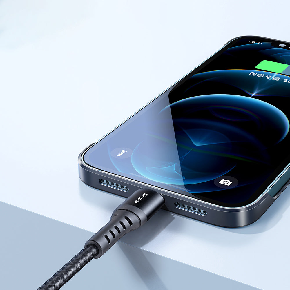 Data- en Oplaadkabel USB-A - Lightning McDodo CA-2261, 18W, 1m, Zwart