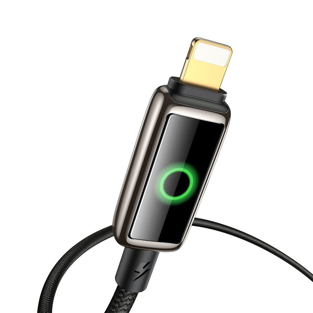 Data- en Oplaadkabel USB-A - Lightning McDodo CA-6590 Auto Power Off, 18W, 1.2m, Zwart