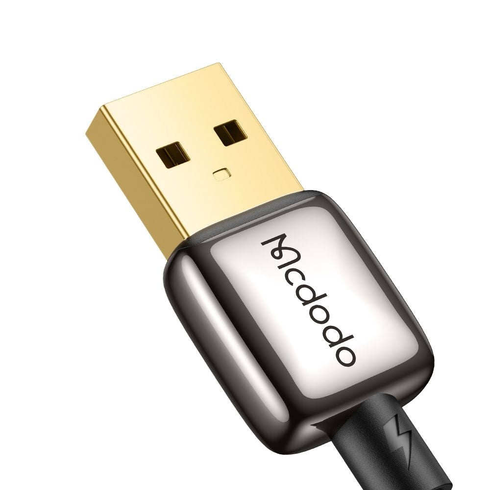 Data- en Oplaadkabel USB-A - Lightning McDodo CA-6590 Auto Power Off, 18W, 1.2m, Zwart