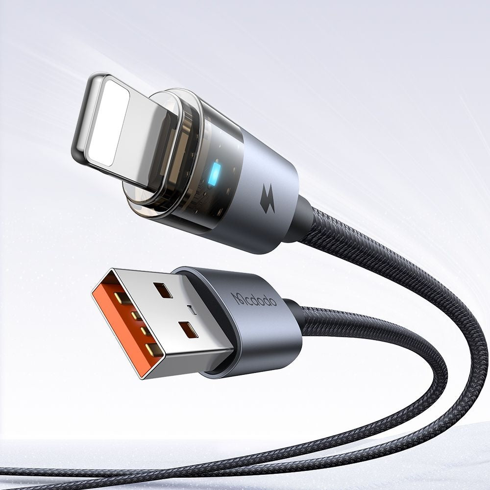 Data- en Oplaadkabel USB-A - Lightning McDodo CA-6910, 18W, 1.2m, Zwart