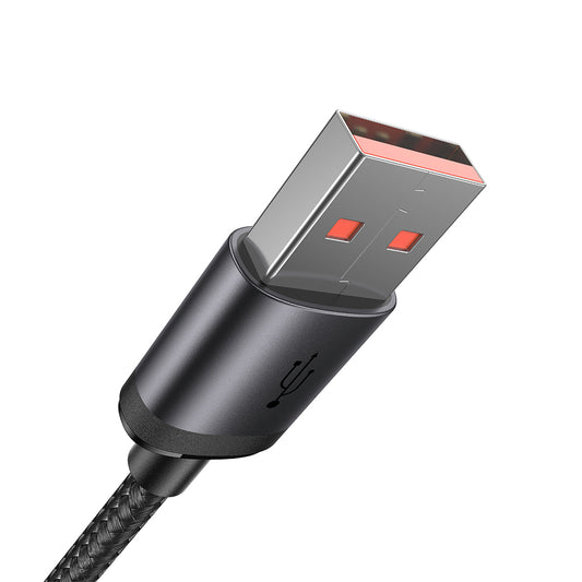 Data- en Oplaadkabel USB-A - microUSB McDodo CA-3990, 18W, 1m, Zwart