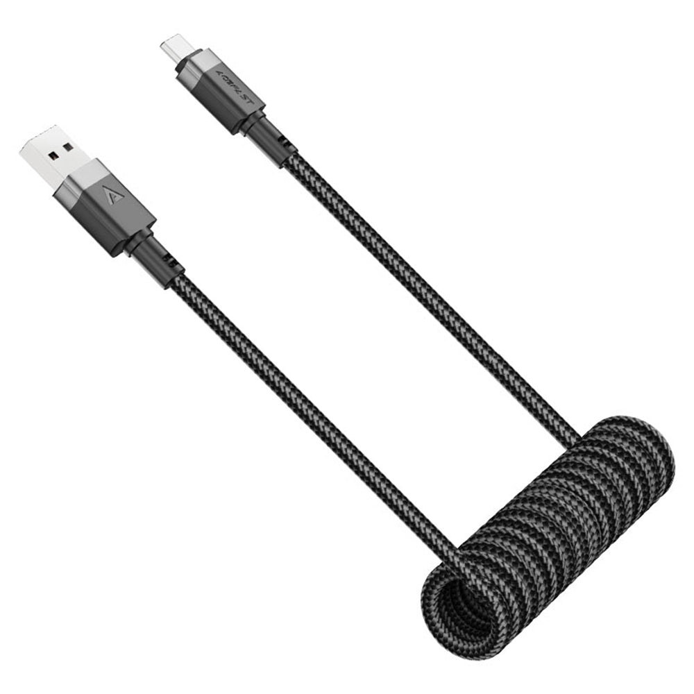 Data- en Oplaadkabel USB-A - USB-C Acefast C14-04, 18W, 1.2m, Zwart