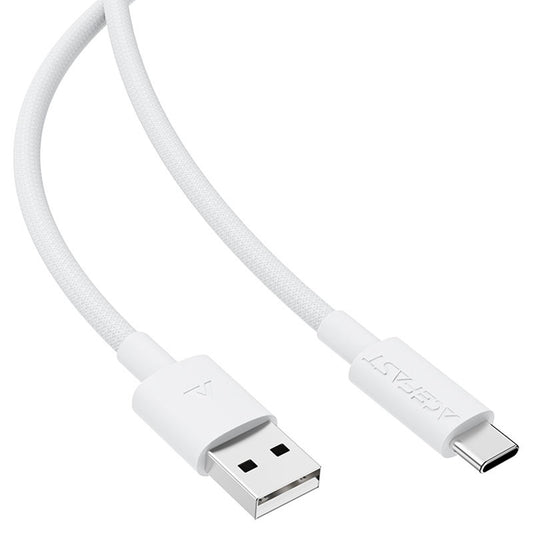 Data- en Oplaadkabel USB-A - USB-C Acefast C18-04, 18W, 1.2m, Wit
