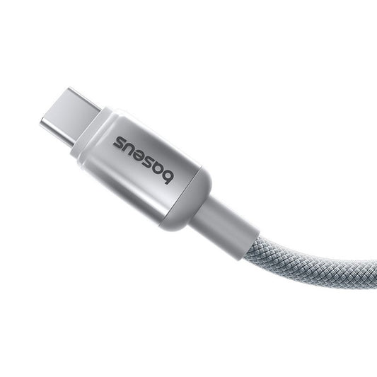 Data- en Oplaadkabel USB-A - USB-C Baseus Discolor, 100W, 2m, Zilver E0420700
