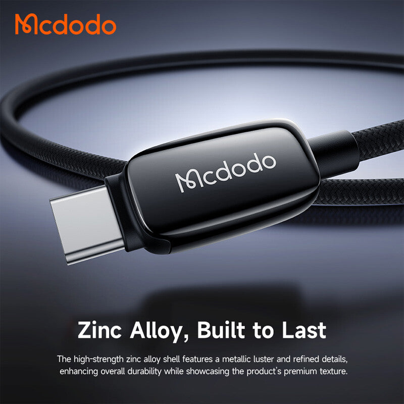Data- en Oplaadkabel USB-A - USB-C McDodo CA-0020, 66W, 1.2m, Zwart