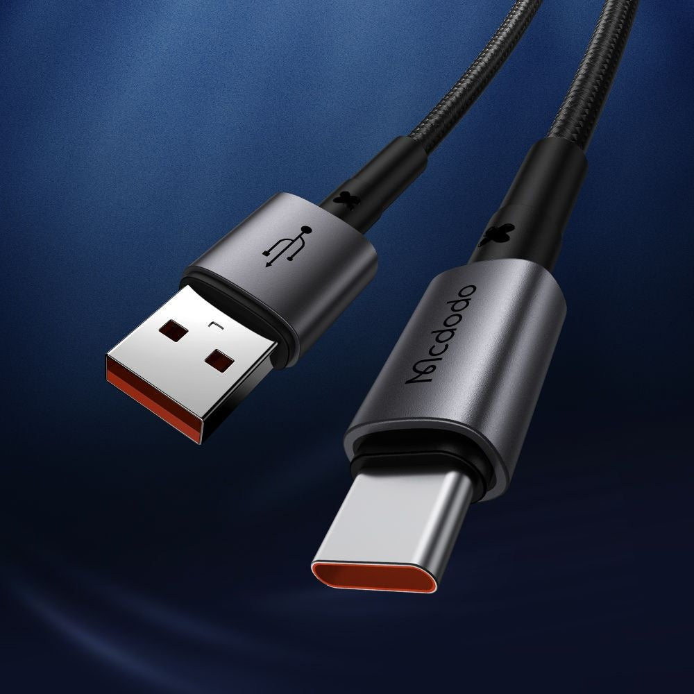 Data- en Oplaadkabel USB-A - USB-C McDodo CA-3590, 100W, 1.2m, Zwart
