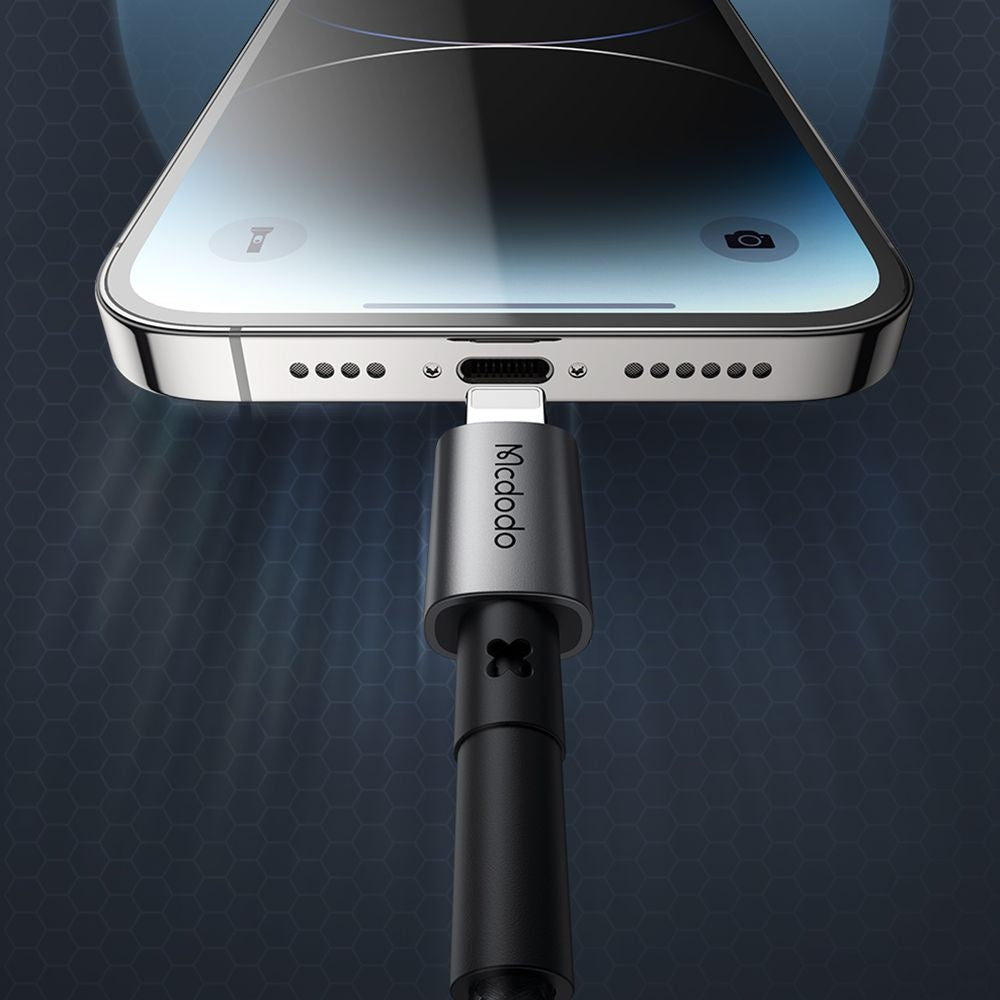 Data- en Oplaadkabel USB-C - Lightning McDodo CA-2850, 36W, 1.2m, Zwart
