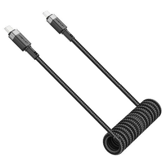 Data- en Oplaadkabel USB-C - USB-C Acefast C14-03, 60W, 1.2m, Zwart