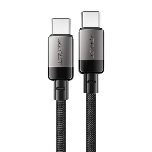 Data- en Oplaadkabel USB-C - USB-C Acefast C9-03, 60W, 1.2m, Zwart
