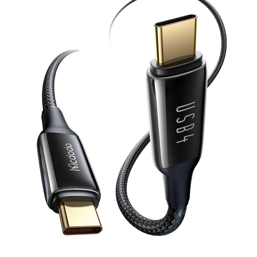 USB-C - USB-C Data- en Oplaadkabel McDodo CA-2990, 240W, 1.2m, Zwart