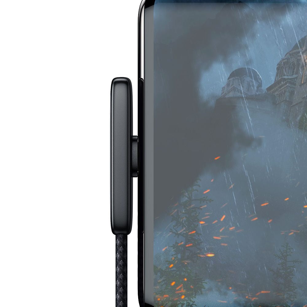 USB-C Data- en Oplaadkabel - USB-C McDodo CA-3360 Angled, 65W, 1.2m, Zwart