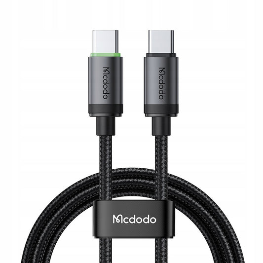 Data- en Oplaadkabel USB-C - USB-C McDodo CA-4410, 60W, 1m, Zwart
