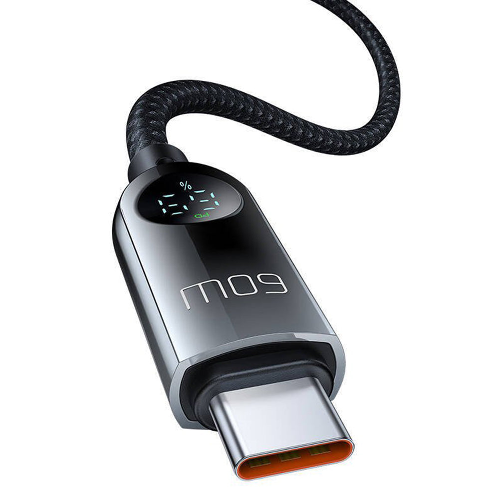 USB-C - USB-C McDodo CA-4780 Display Data- en Oplaadkabel, 60W, 1.2m, Zwart