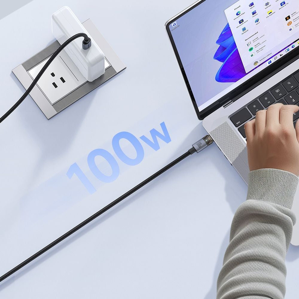 USB-C Data- en Oplaadkabel - USB-C McDodo CA-5580, 100W, 1.2m, Zwart