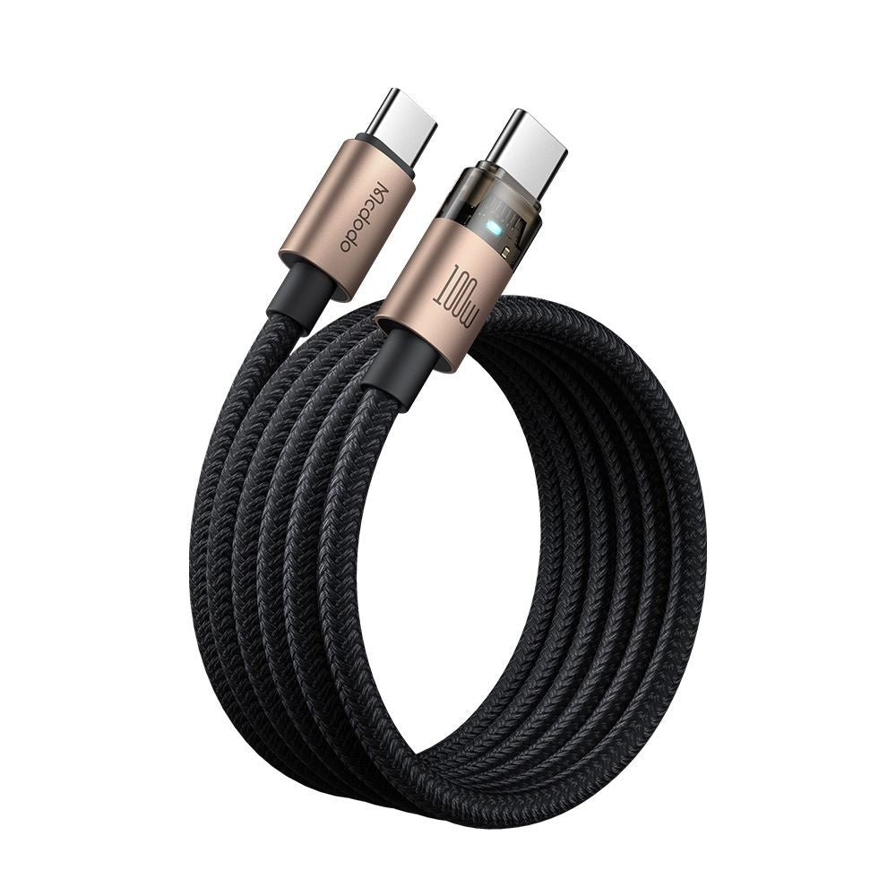 USB-C Data- en Oplaadkabel - USB-C McDodo CA-5581, 100W, 1.2m, Goud