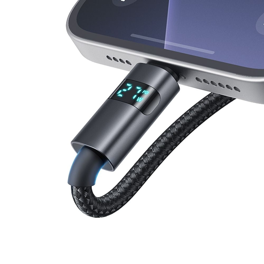 Data- en Oplaadkabel USB-C - USB-C McDodo CA-5610 Display, 100W, 1.2m, Zwart