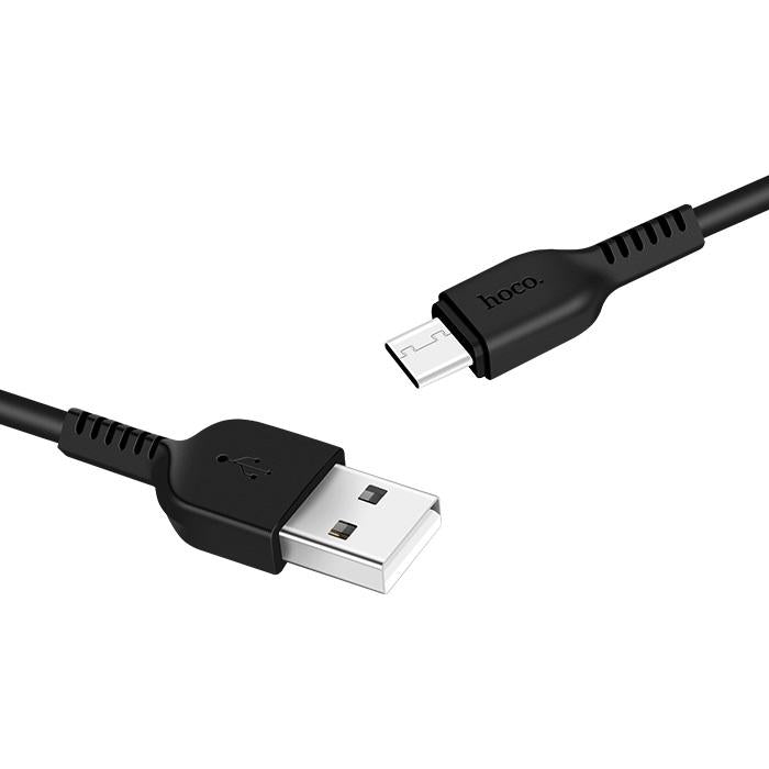 USB-A naar USB-C Data- en Oplaadkabel HOCO Flash X20, 18W, 3m, Zwart