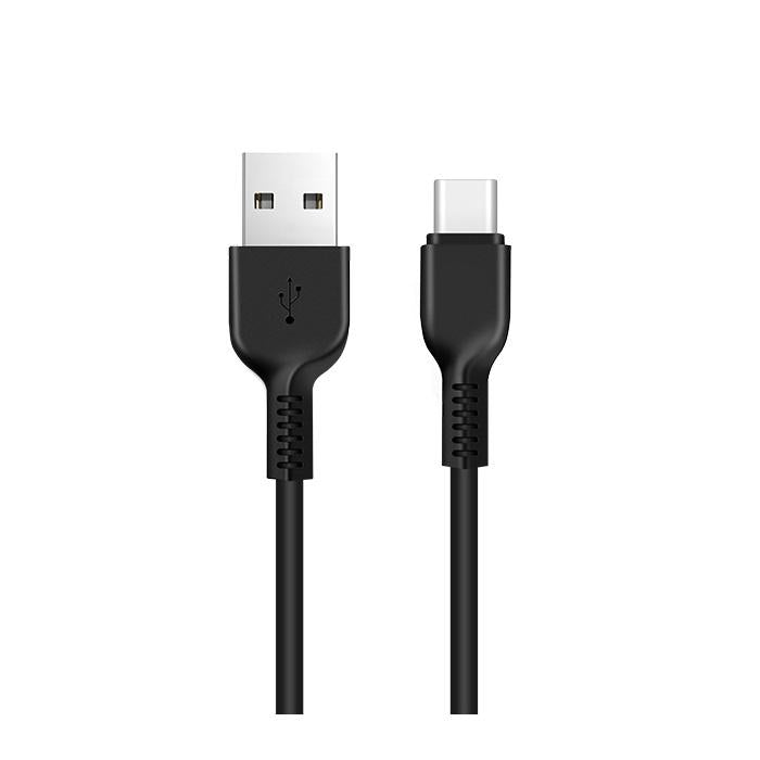 USB-A naar USB-C Data- en Oplaadkabel HOCO Flash X20, 18W, 3m, Zwart