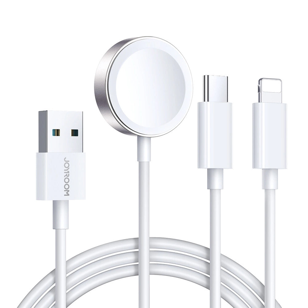 Draadloze Oplader Joyroom S-IW008 voor Apple Watch Series, USB-A, Wit