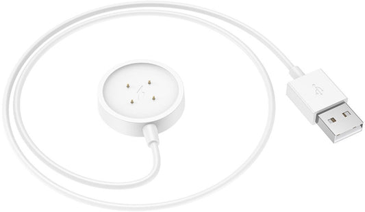 Oplaadkabel voor Smartwatch HOCO Y24, USB-A, Wit