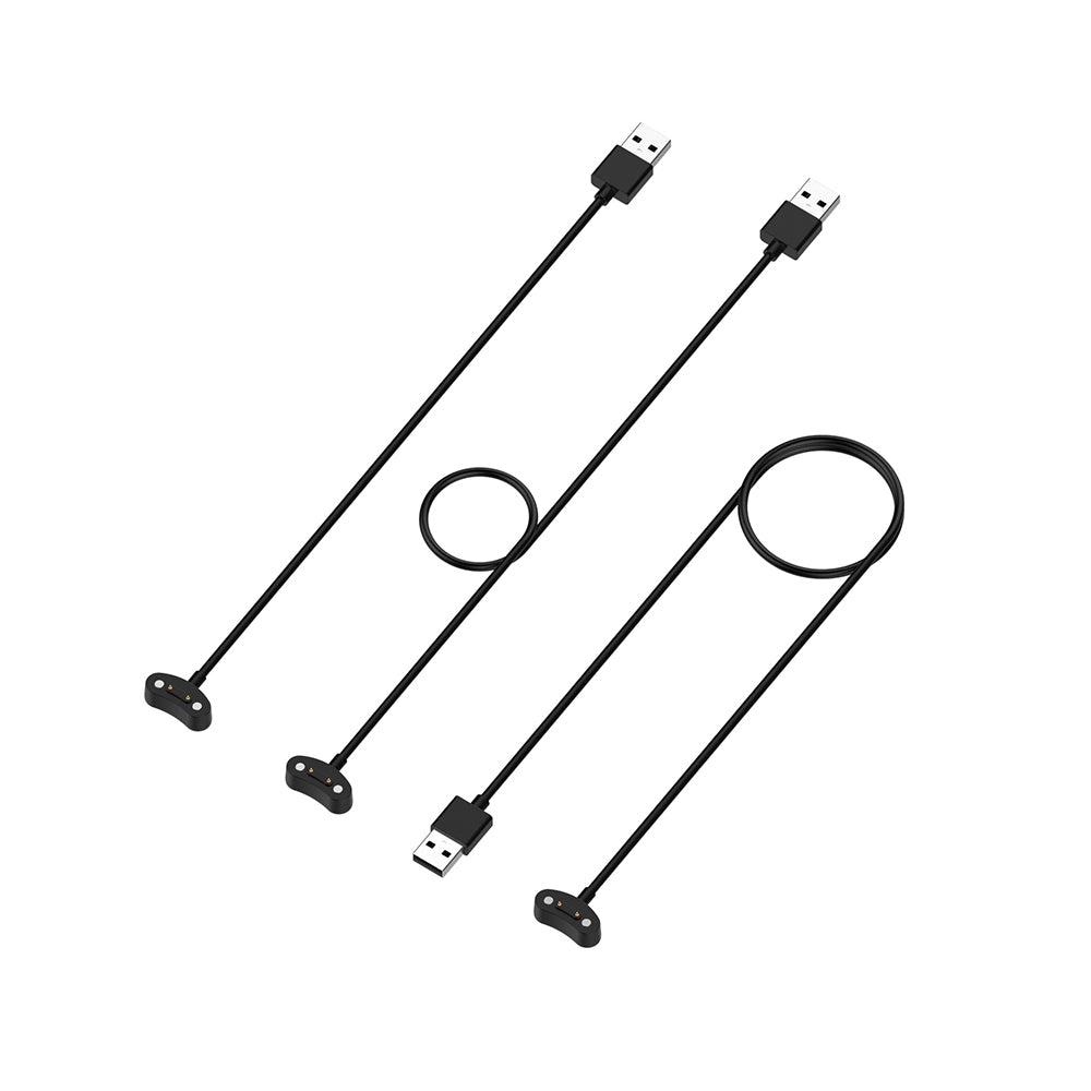 Oplaadkabel Techsuit TCW1 voor Mobvoi Watch Series, USB-A, Zwart