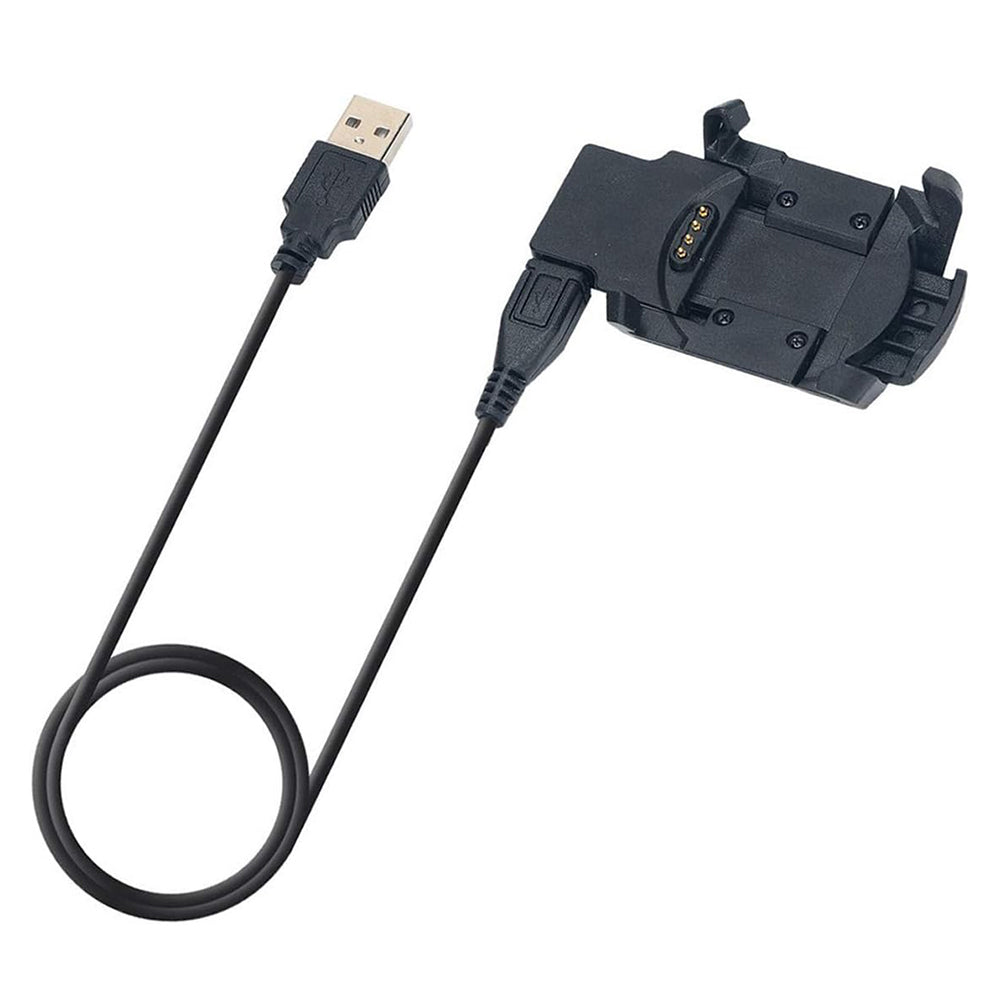 Oplaadkabel Techsuit TGC5 voor Garmin Fenix 3 Sapphire / 3 HR / 3, USB-A, Zwart