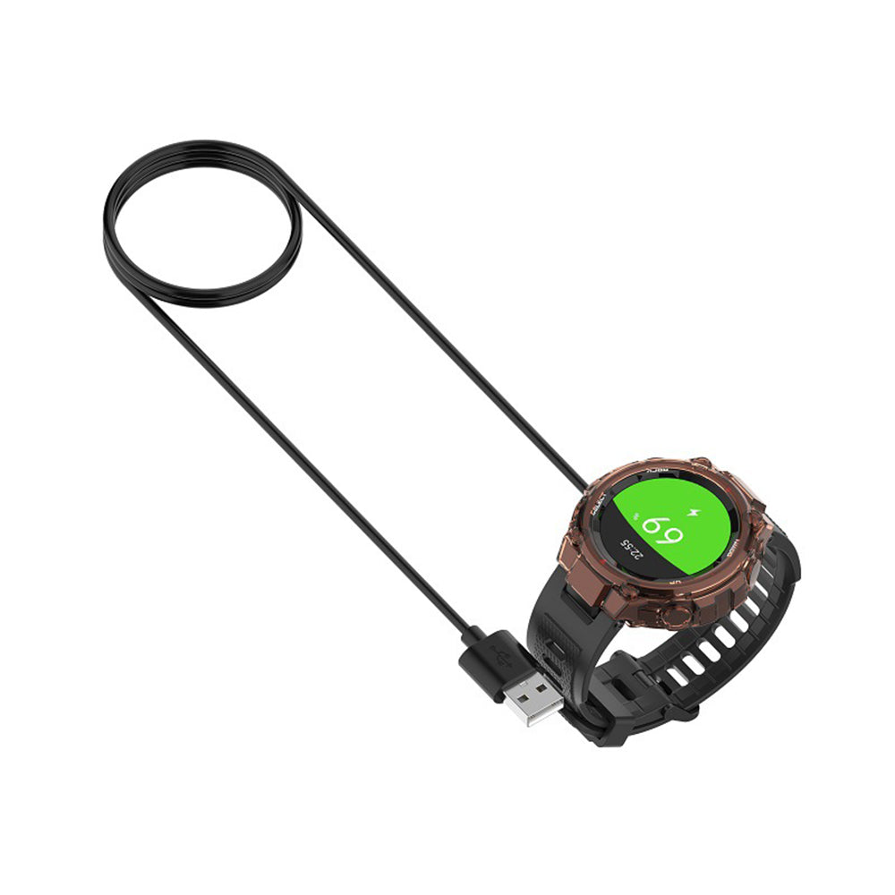 Oplaadkabel Techsuit THA2 voor Amazfit Watch Series, USB-A, Zwart