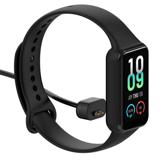 Techsuit THA5 Oplaadkabel voor Amazfit Band 7, USB-A, Zwart