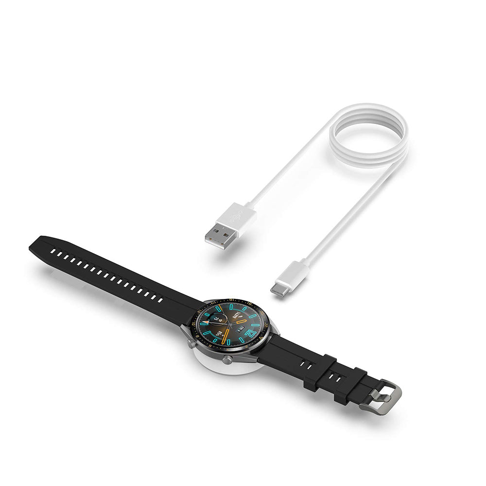 Techsuit THC3 Oplaadkabel voor Honor Watch / Huawei Watch Series, USB-A, Wit