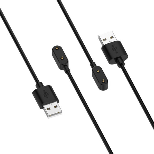 Techsuit THH1 Charging Cable for Huawei Band / Honor Band / Oppo Watch Series, USB-A, Black