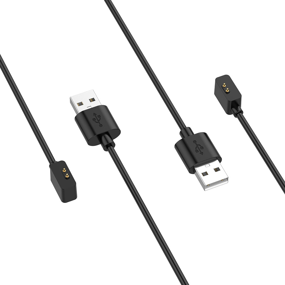 Oplaadkabel Techsuit TXC2 voor Xiaomi Smart Band 7 Pro / Redmi Watch 2 / Watch 2 Lite, USB-A, Zwart