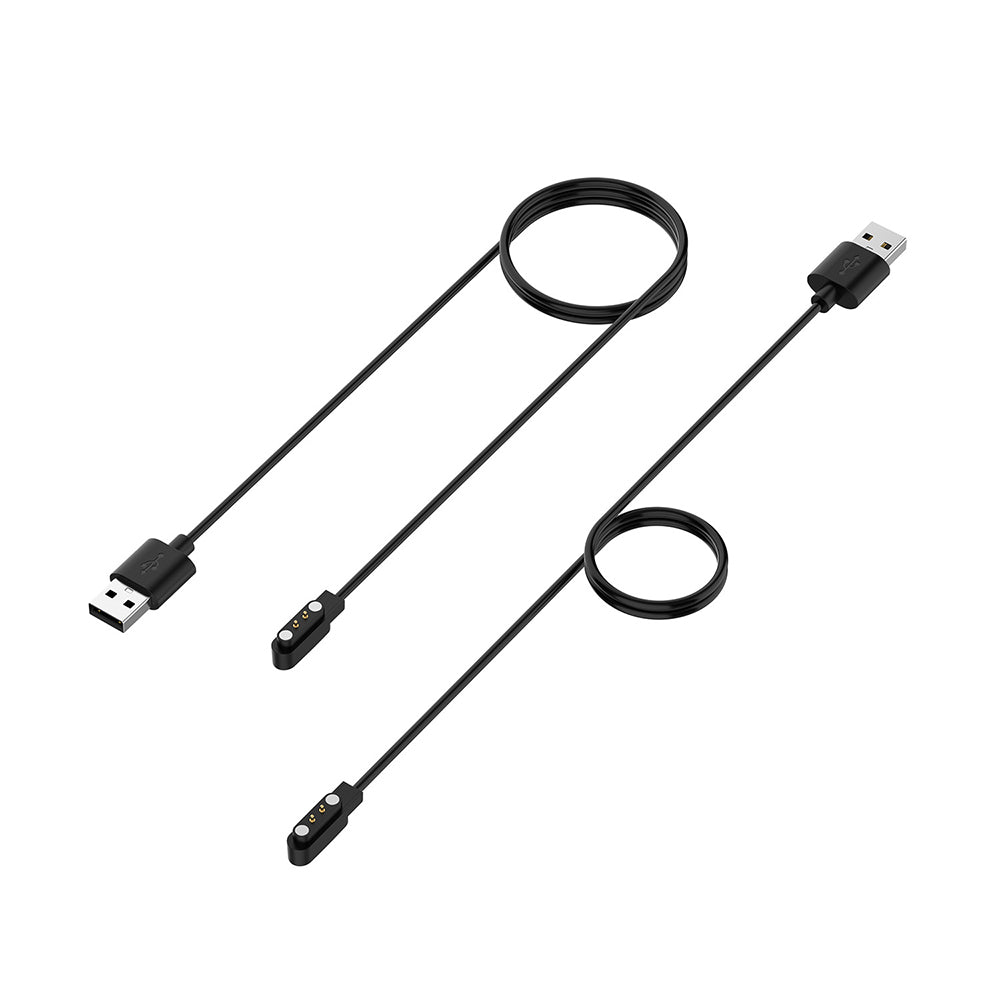 Oplaadkabel Techsuit TXC4 voor Oneplus Nord Watch / Haylou Bling LS12 / RT LS05S, USB-A, Zwart