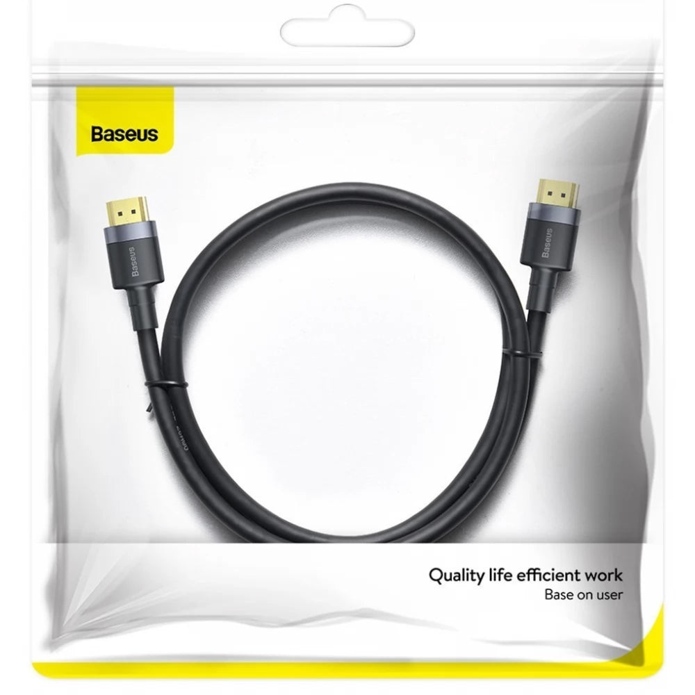 Video Kabel Baseus Cafule, HDMI - HDMI, 4K, 2m, Zwart CADKLF-F01