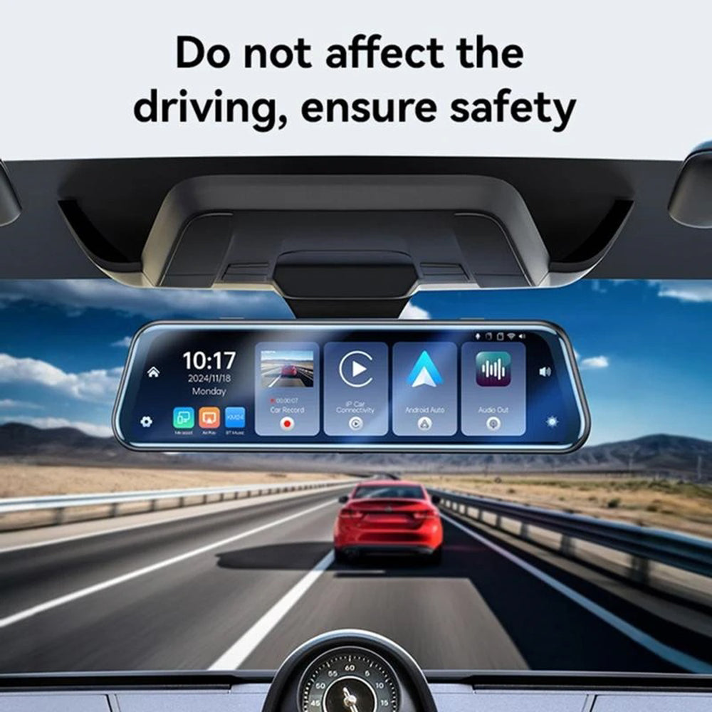 Yesido KM24 Auto Camera met Carplay / Android Auto, 4K, Display 9.66 inch