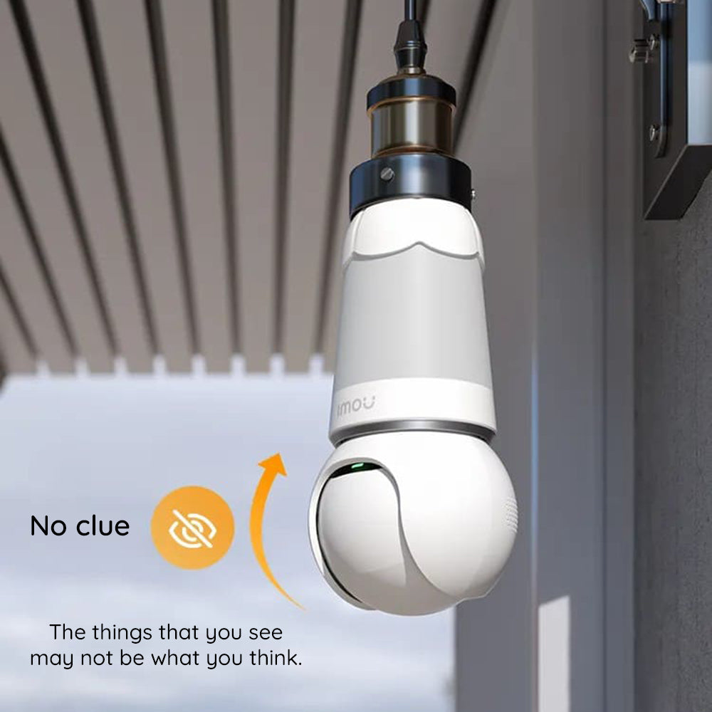 Imou Bulb Bewakingscamera, Wi-Fi, 2K, Binnen, Wit IPC-S6DP-5M0WEB-E27