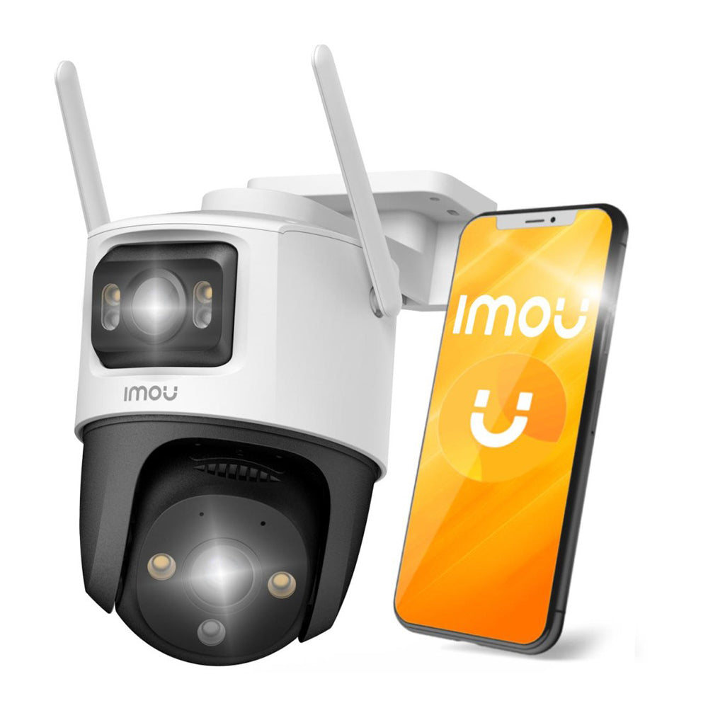 Imou Cruiser Dual Bewakingscamera, Wi-Fi, 2.8K + 2.8K, IP66, Buiten, Wit IPC-S7XP-10M0WED-0360B
