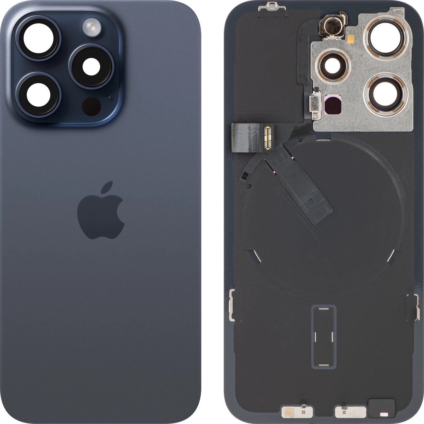 Batterij cover Apple iPhone 15 Pro, Blauw (Blauw Titanium), Swap