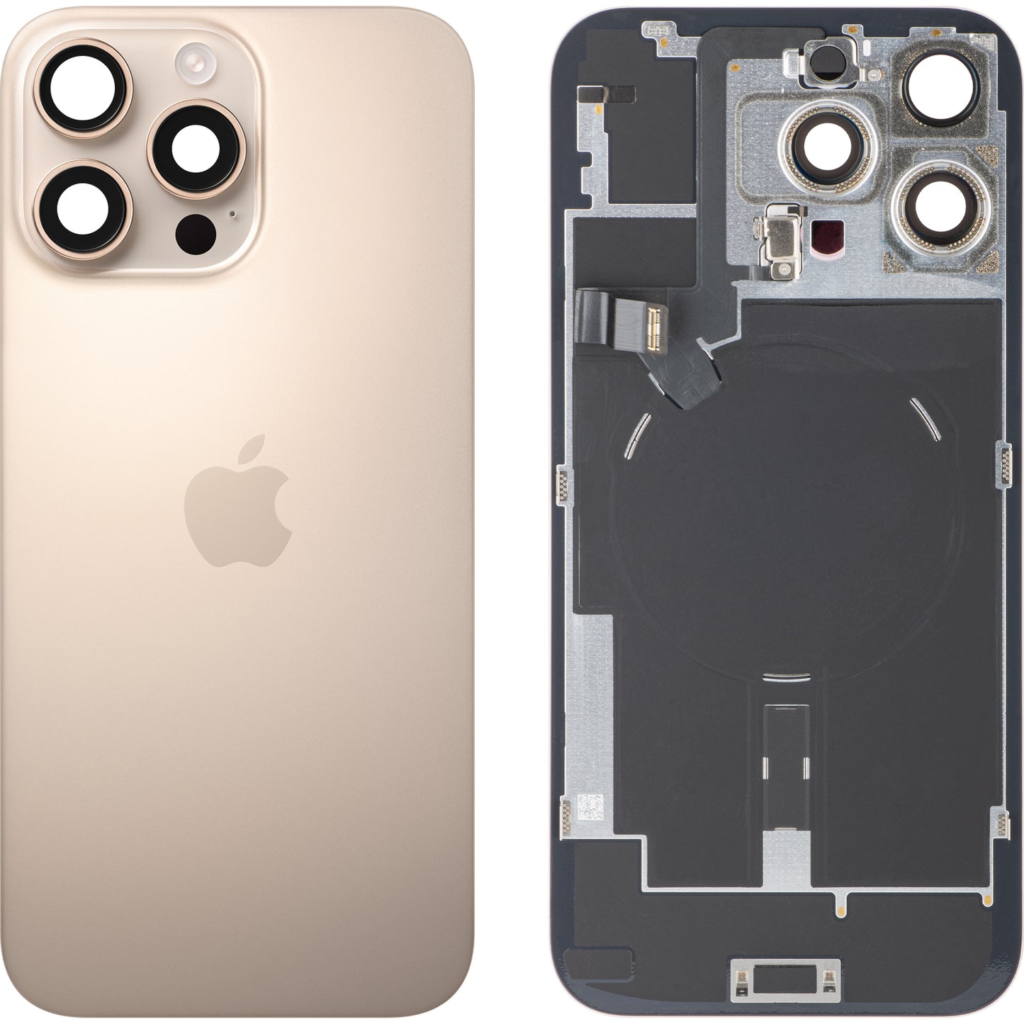 Apple iPhone 16 Pro Max Battery Cover, Gold (Desert Titanium), Swap