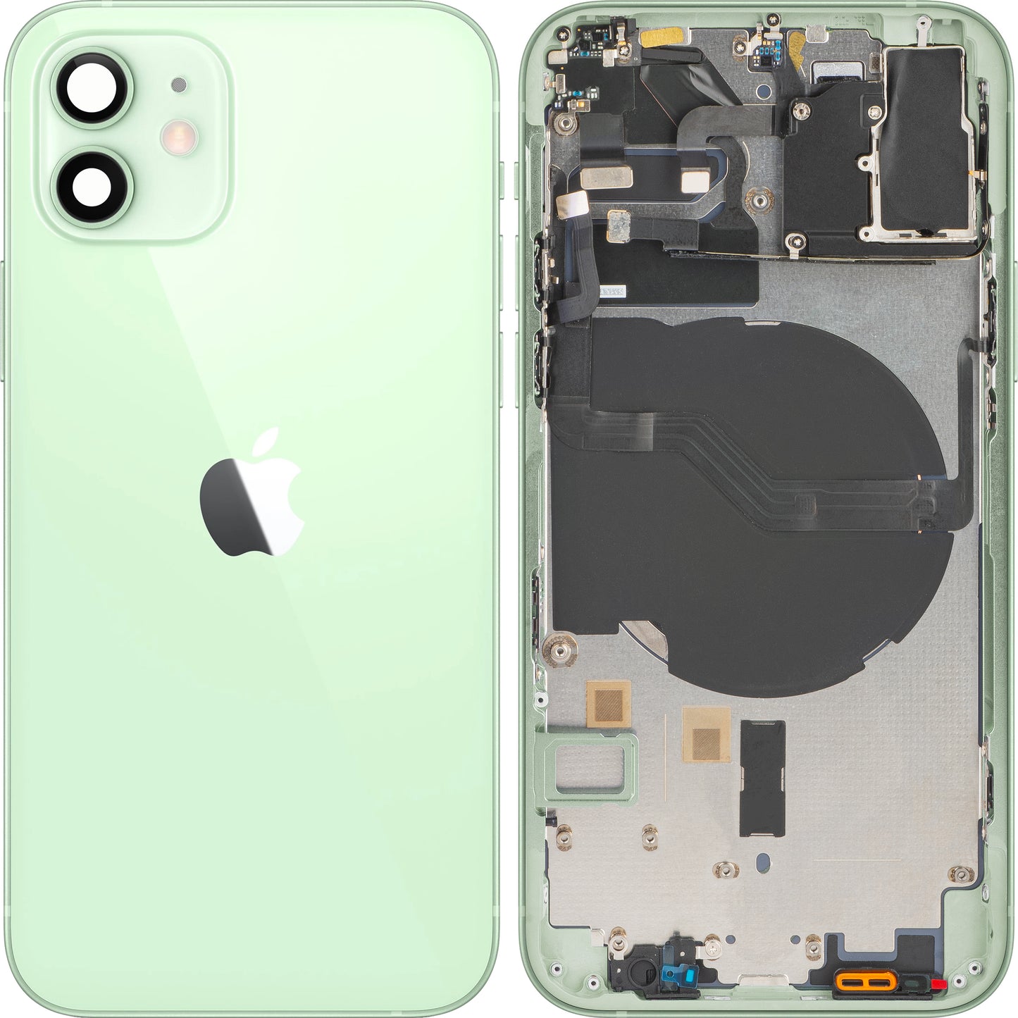 Batterijdeksel Apple iPhone 12, Met Middenbehuizing, Groen, Swap