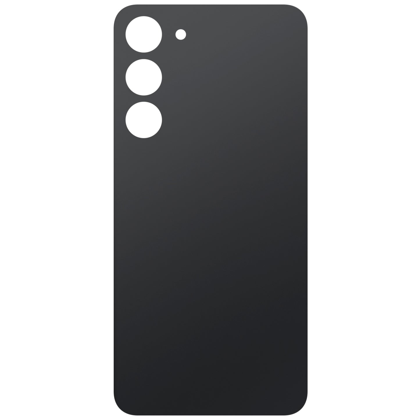 Batterijdeksel compatibel met Samsung Galaxy S23+ S916, Zwart